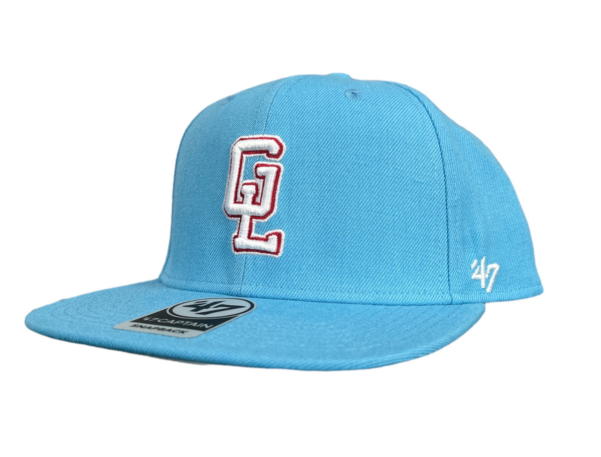 Great Lakes Loons '47 Light Blue GL Captain Snapback – Great