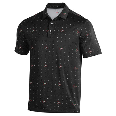 Great Lakes Loons Black Loon Head Scatter Polo