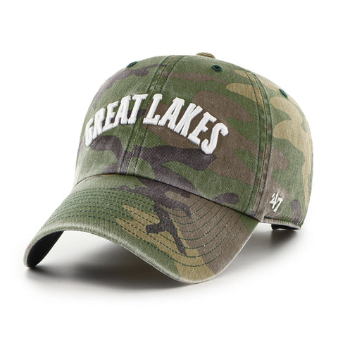 Great Lakes Loons '47 Camo Script Cleanup Cap