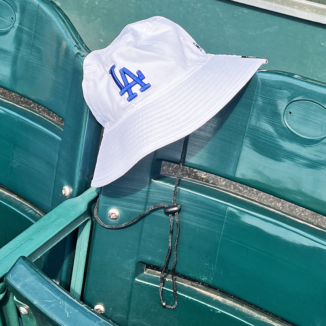 Los Angeles Dodgers New Era White Bucket Hat – Great Lakes