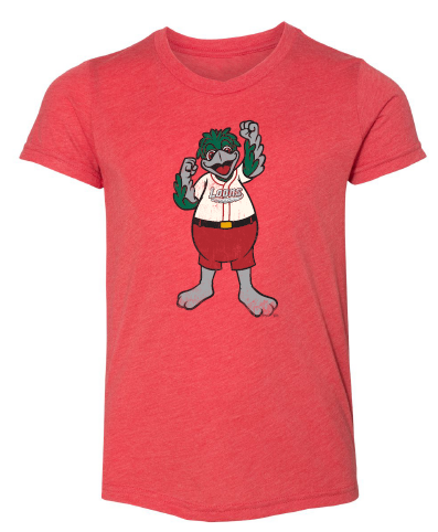 Great Lakes Loons 108 Stitches Lou E. Loon Mascot Tee - Youth