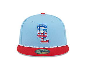 Great Lakes Loons 2025 New Era Stars and Stripes 59FIFTY Cap