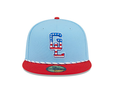 Great Lakes Loons 2025 New Era Stars and Stripes 59FIFTY Cap
