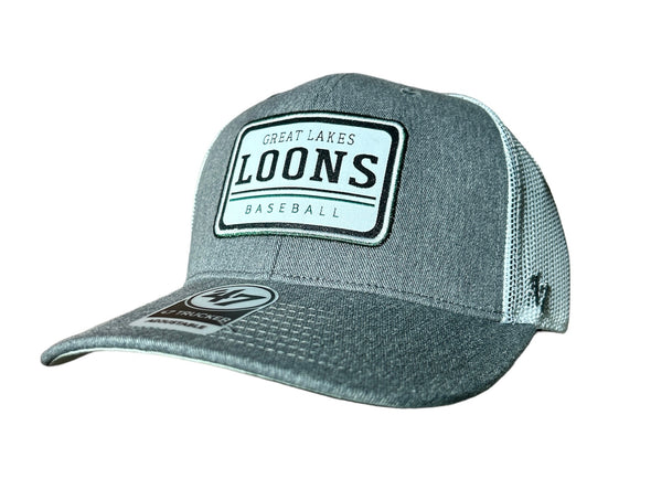 Great Lakes Loons Charcoal Ellington Trucker Cap