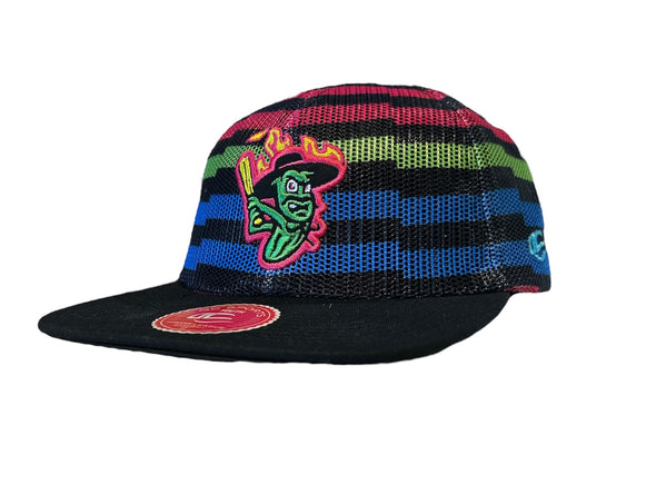 Los Pepinillos Picantes del Norte Mesh Striped Snapback - Youth