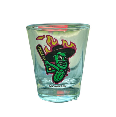 Los Pepinillos Picantes del Norte Shot Glass