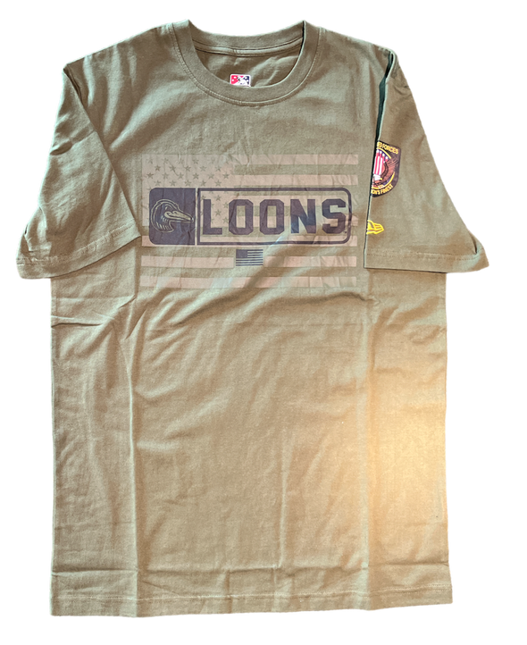 Great Lakes Loons 2023 Armed Forces T-shirt