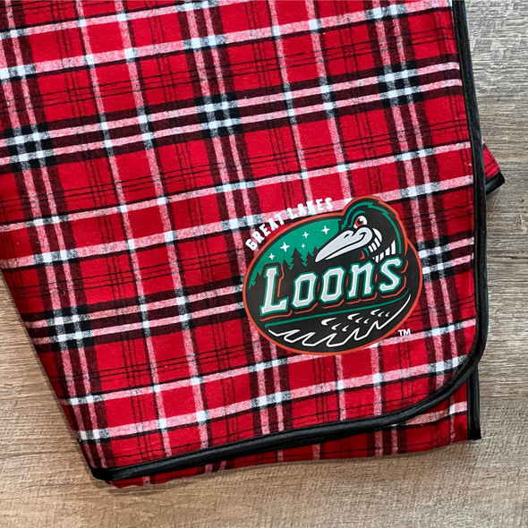 Great Lakes Loons Premium Fleece Blanket