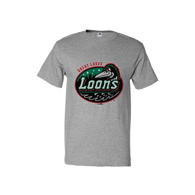 Great Lakes Loons Gray Primary Tee - Youth