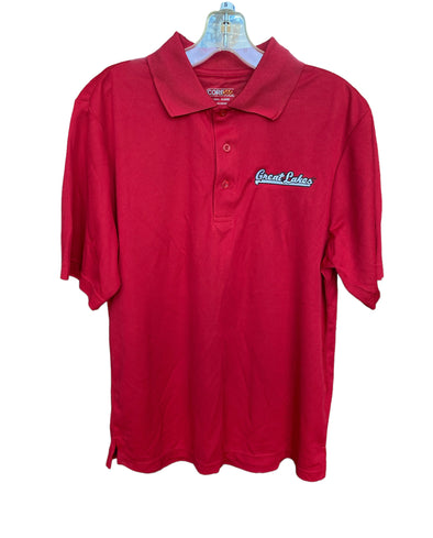 Great Lakes Loons Classic Red 'Great Lakes' Polo - Mens