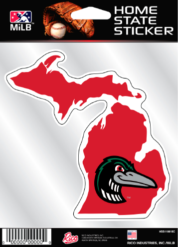 Great Lakes Loons Home State Sticker