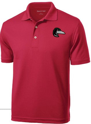 Great Lakes Loons Adult Performance Polo-Red