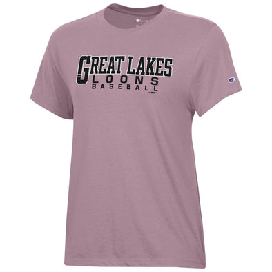Great Lakes Loons Champion Core Short Sleeve T-Shirt - Womens