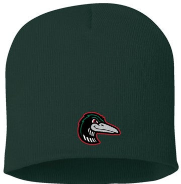 Great Lakes Loons Loon head Forest Knit Beanie