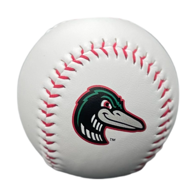 Great Lakes Loons White Home Logo Baseball